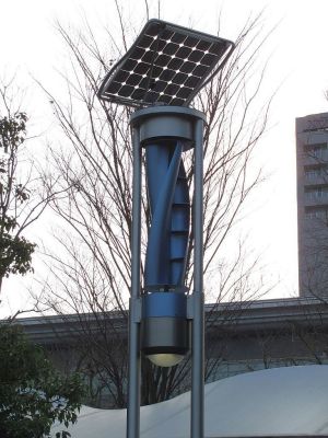 展示場駅前の街灯