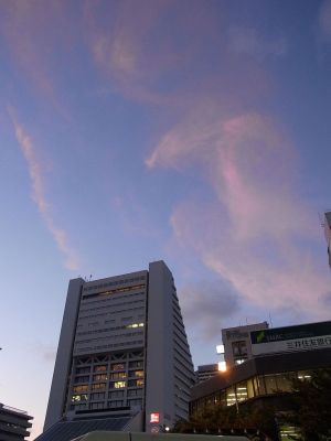 今日の空