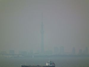 海ほたるから見たスカイツリー