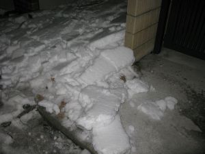 雪の塊