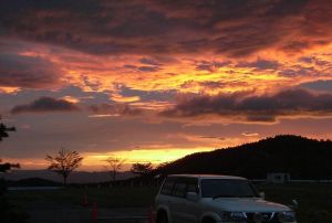 曇っていたせいか、山の上は意外と気温が下がらなかった（大体15℃前後）
